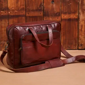 Kingsley Heath Professional Messenger II Bag Tan