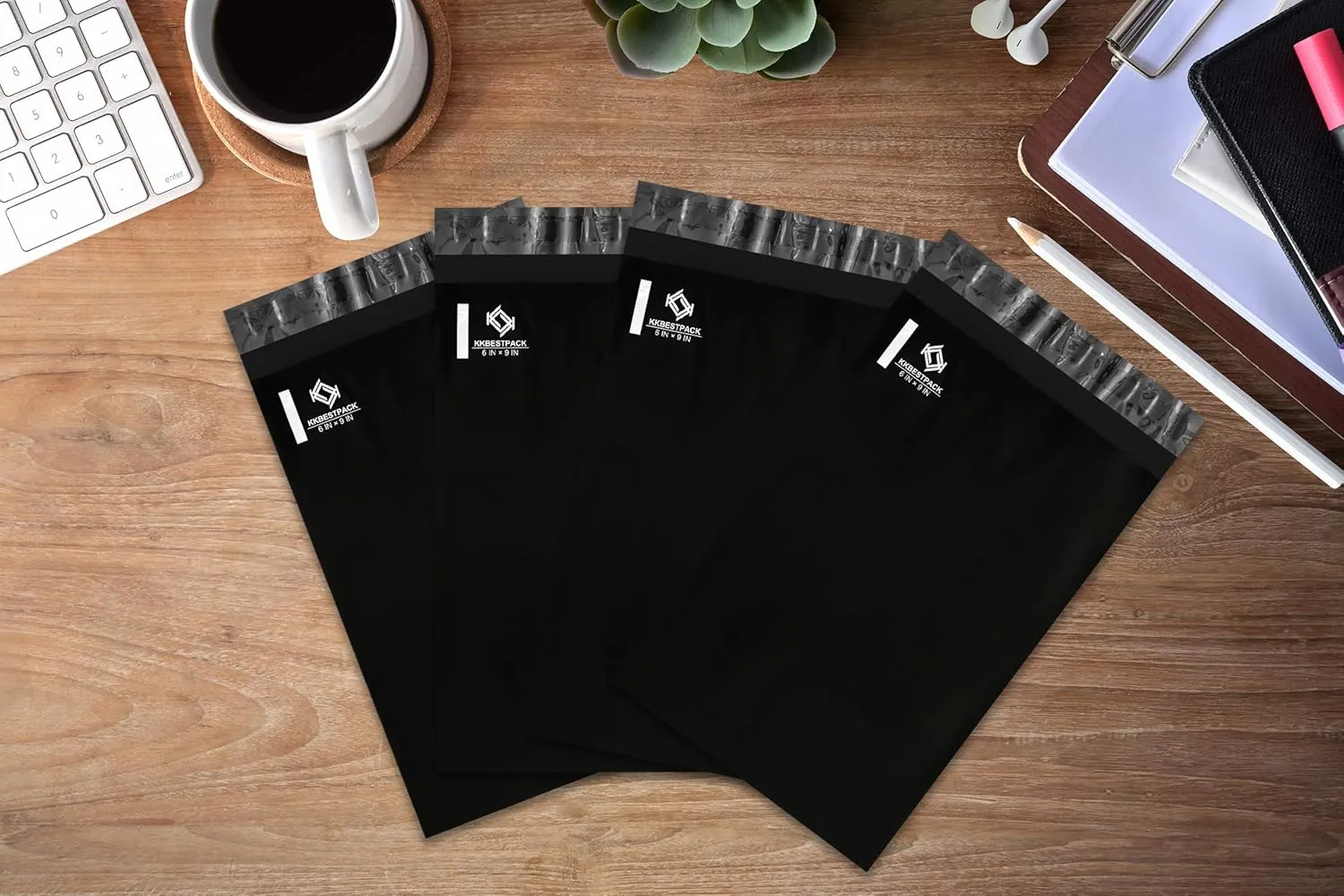 KKBESTPACK 6x9 200 PCS Poly Mailers Shipping Bags for Small Business – Self Sealing Package Envelopes