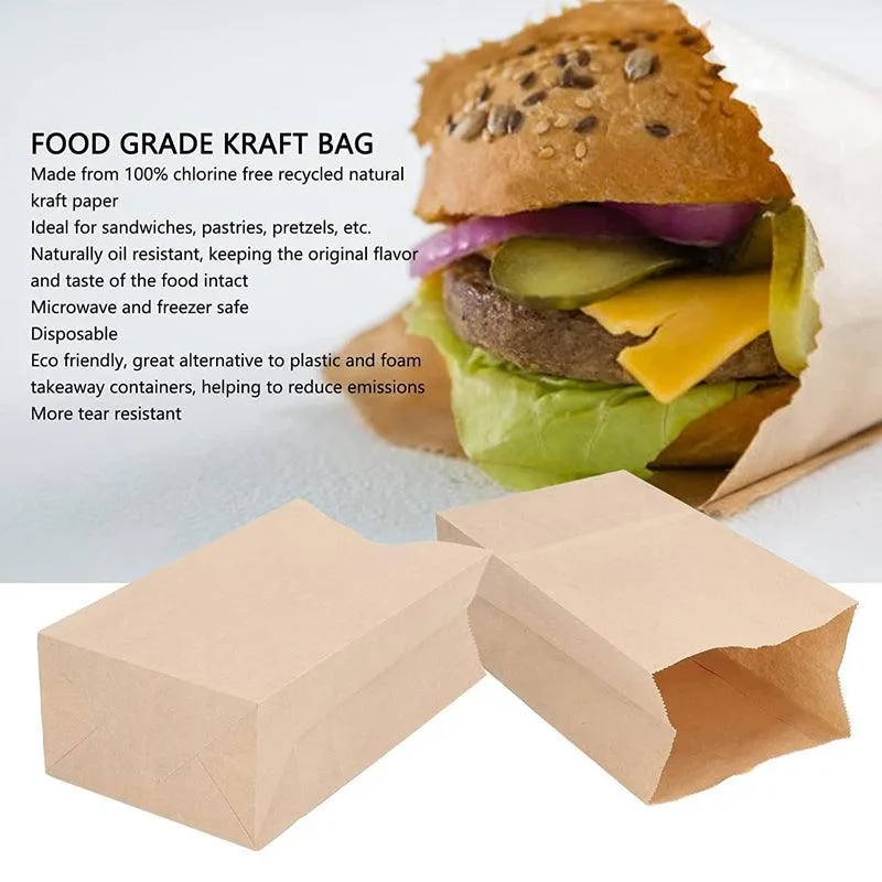 Kraft Paper Bags 500PCS Kraft