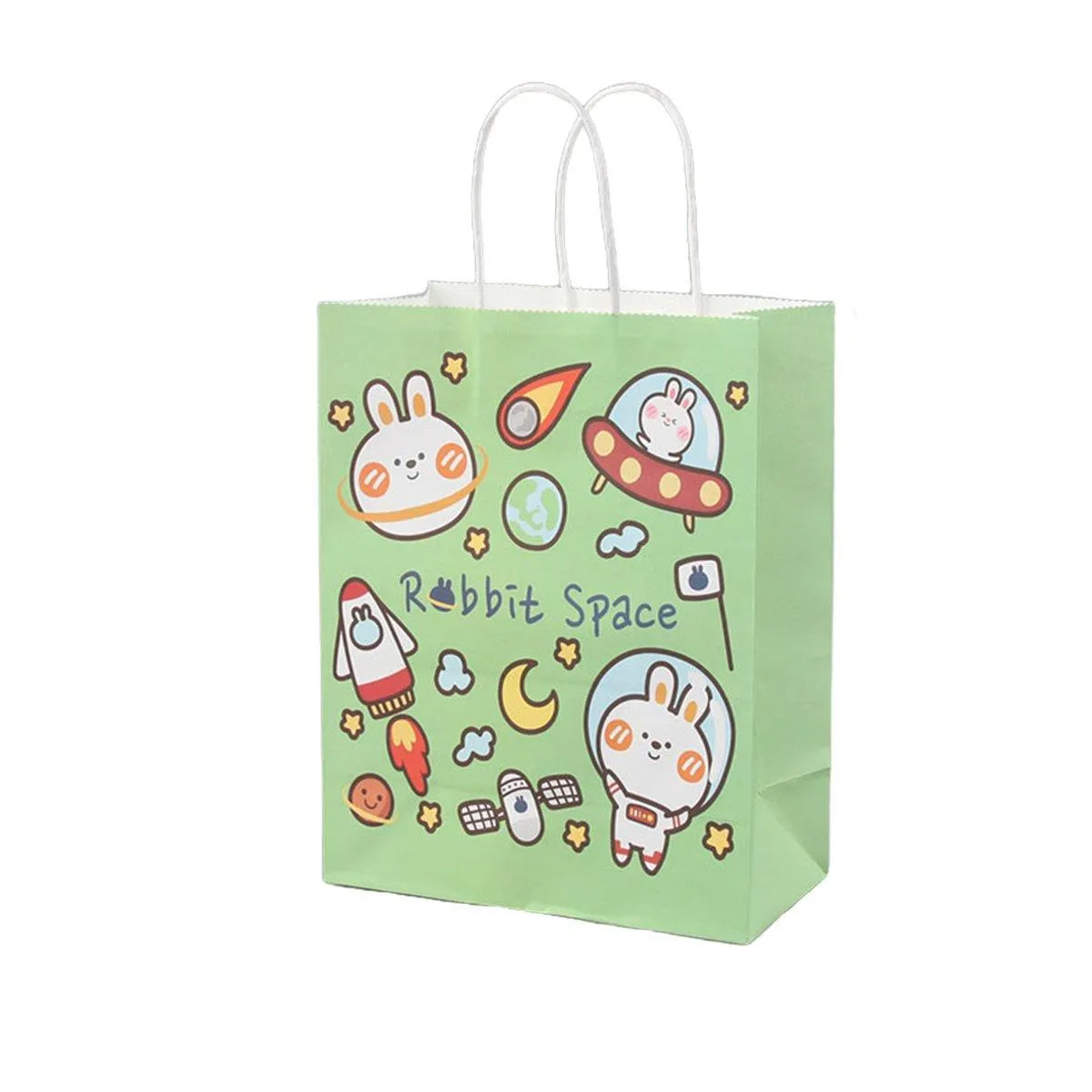 Kraft Paper Bags with Colourful Cartoon 50PCS