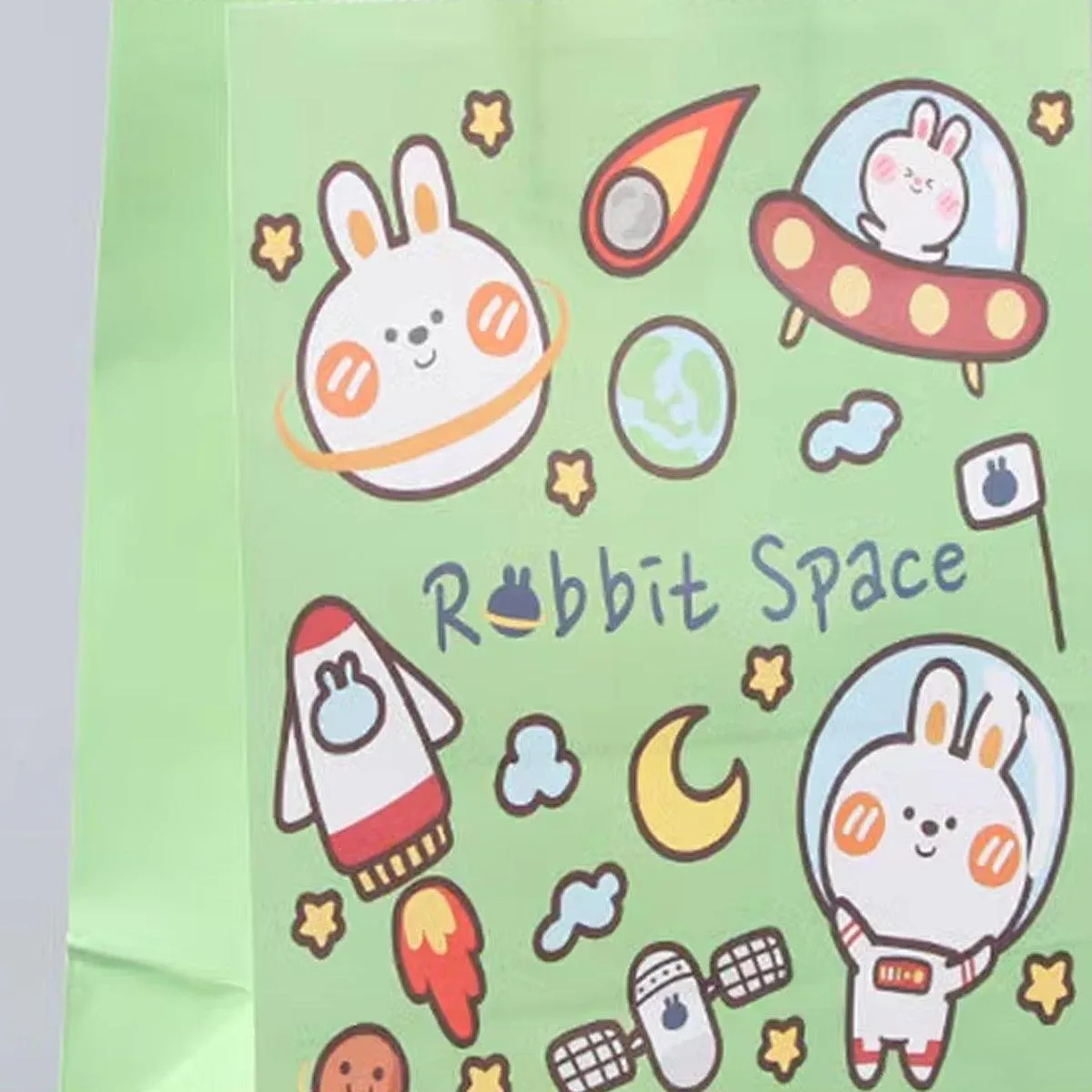 Kraft Paper Bags with Colourful Cartoon 50PCS