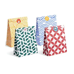 Kraft Paper Cakes Cookies Party Favor Bags White 40PCS