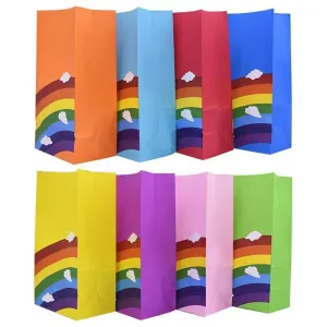 Kraft Paper Candy Bags 80PCS 8Colours