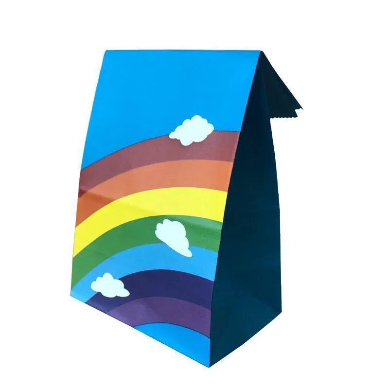 Kraft Paper Candy Bags 80PCS 8Colours