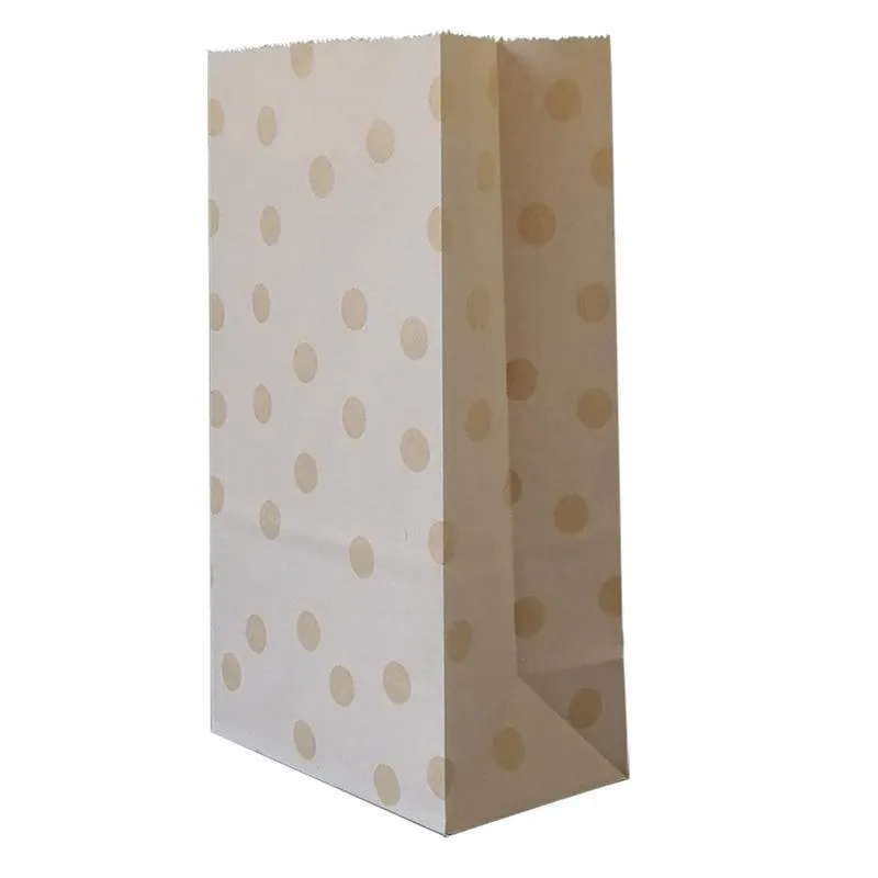 Kraft Paper Food Bags 100PCS 4Styles Kraft