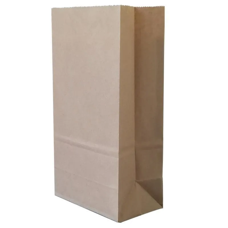 Kraft Paper Food Bags 100PCS 4Styles Kraft