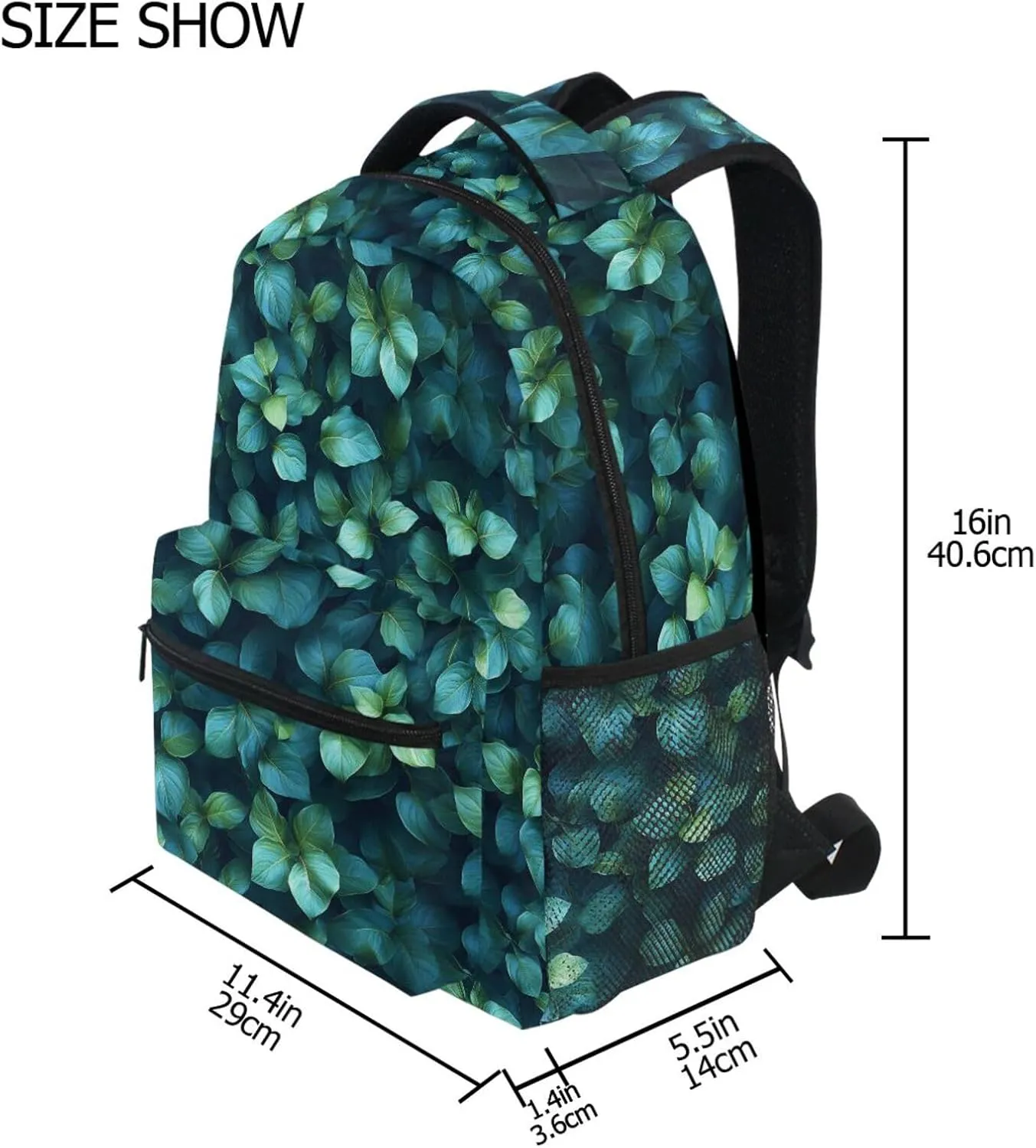 Laptop Backpack for Unisex Adult Fashion Business Work Bag with Chest Strap Gift Men & Women Kudzu Personalized Style