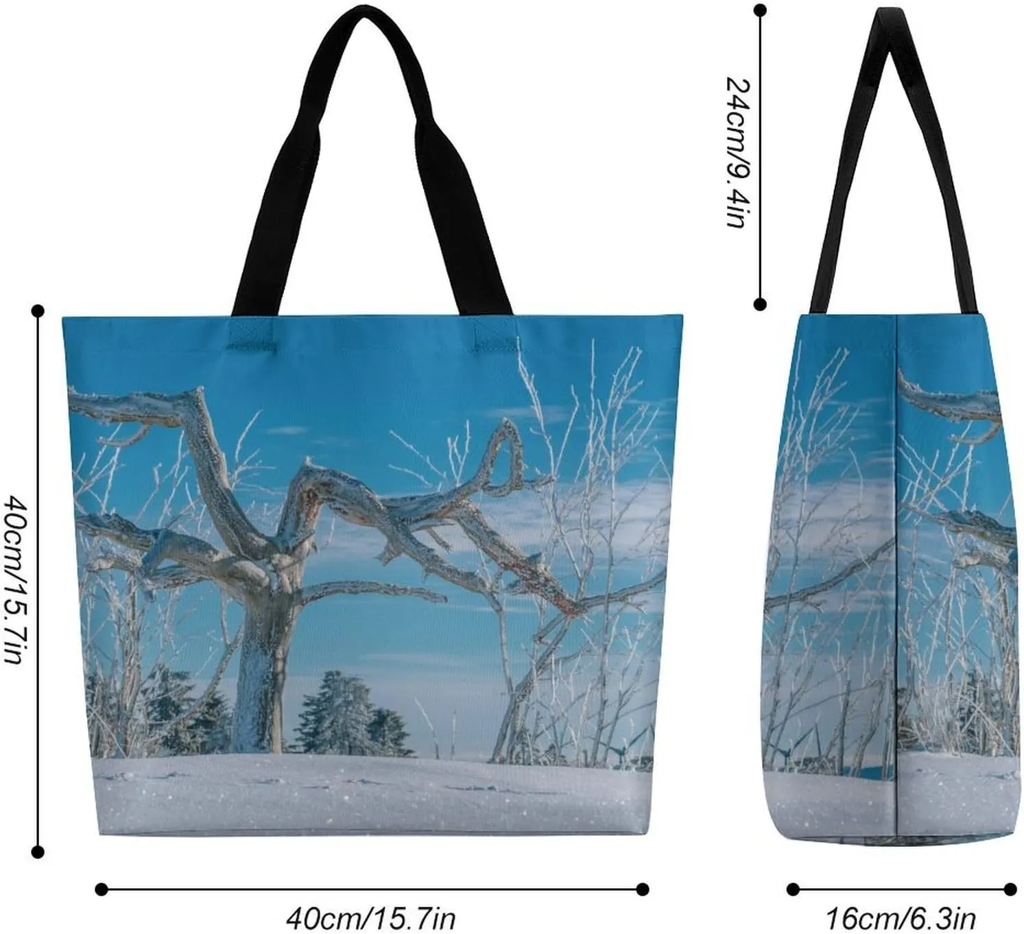 Large Capacity Shopping Tote Bag for Women, Girls