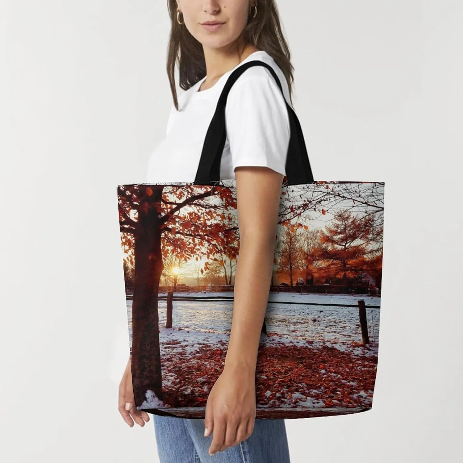 Large Capacity Shopping Tote Bag for Women, Girls