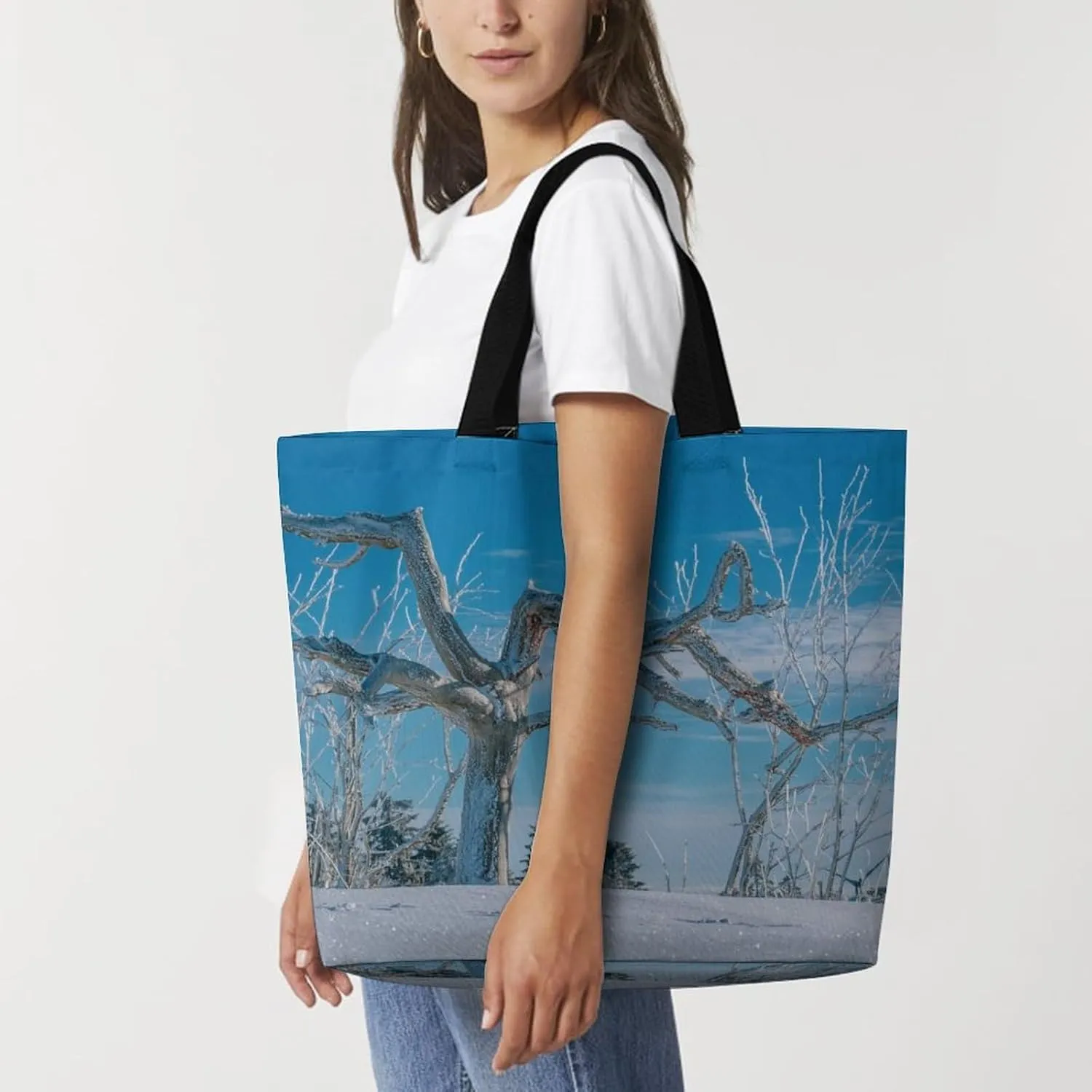 Large Capacity Shopping Tote Bag for Women, Girls