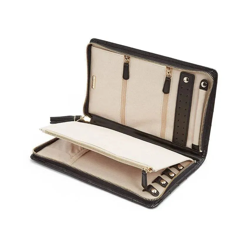 Large Caroline Jewellery Portfolio Black