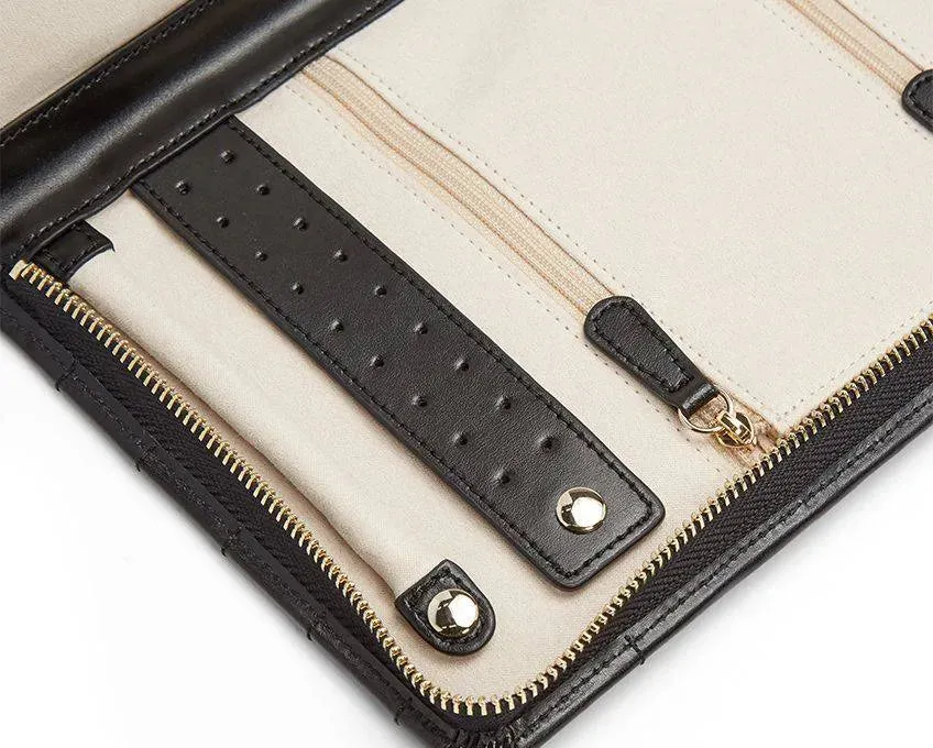 Large Caroline Jewellery Portfolio Black