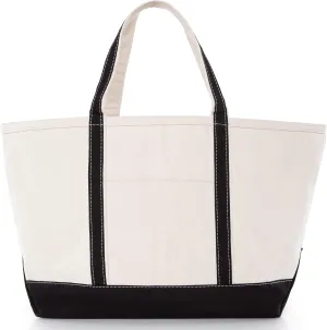 Large Classic Tote - Canvas Tote Bag for Women - Multi-Colored Design, Perfect for Travel and Shopping