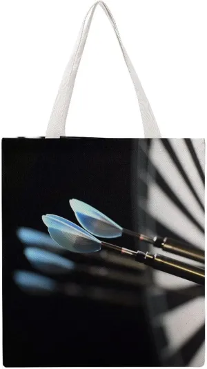 Large Martin Canvas Tote Bag,Darts Arrows Print Tote Bag,canvas Shopping Bag,reusable Tote Bag