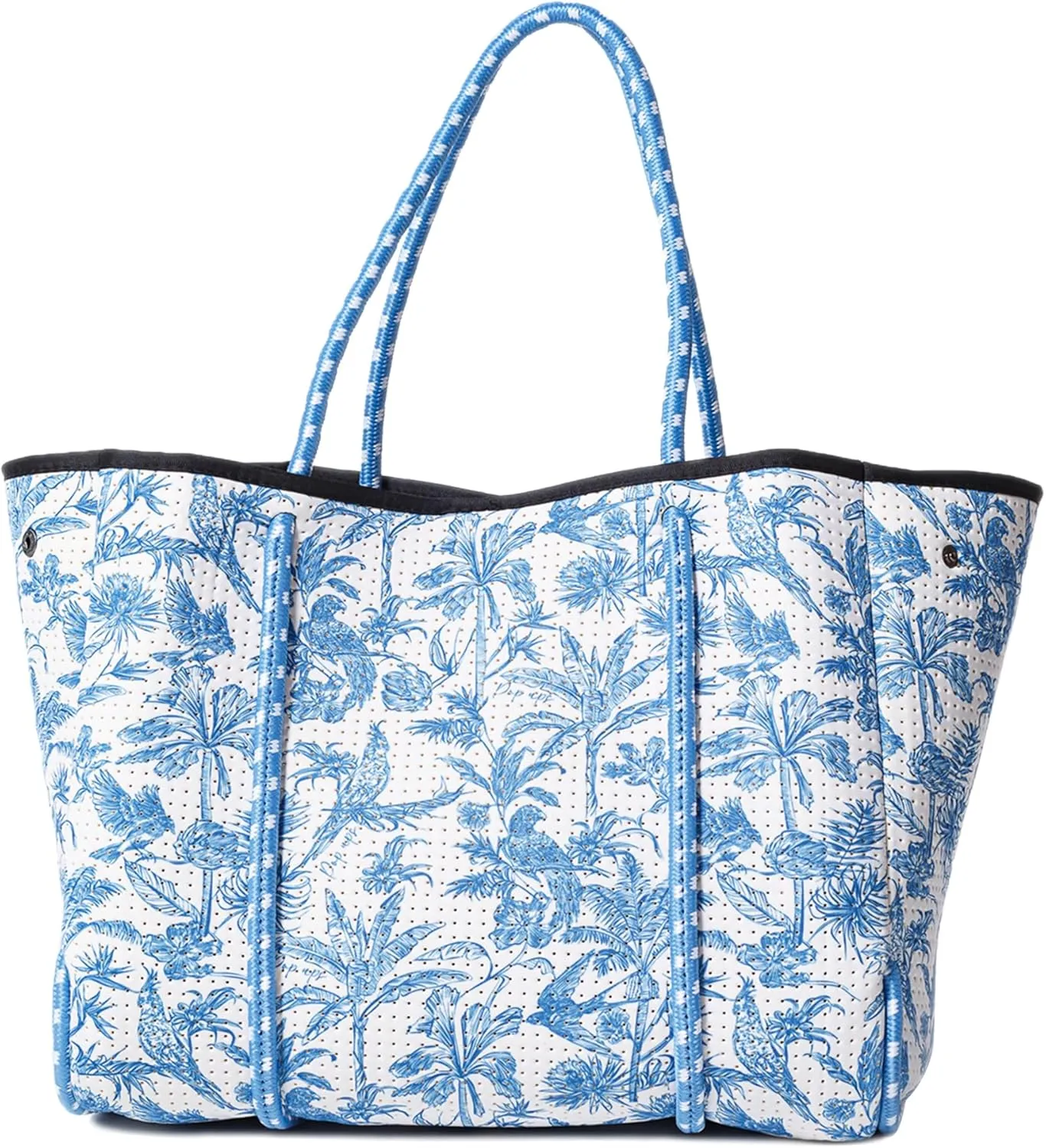 Large Neoprene Tote Bag for Women - Printed Everyday Designer Handbag