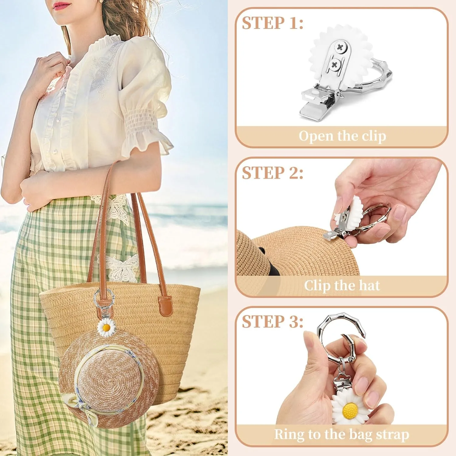 Large Straw Beach Bag for Women Summer Tote Bags Shoulder Handbags Woven Straw Totes-Perfect for Vacations and Outings