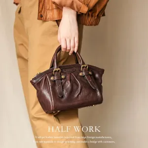 Leather Dumpling Handbag