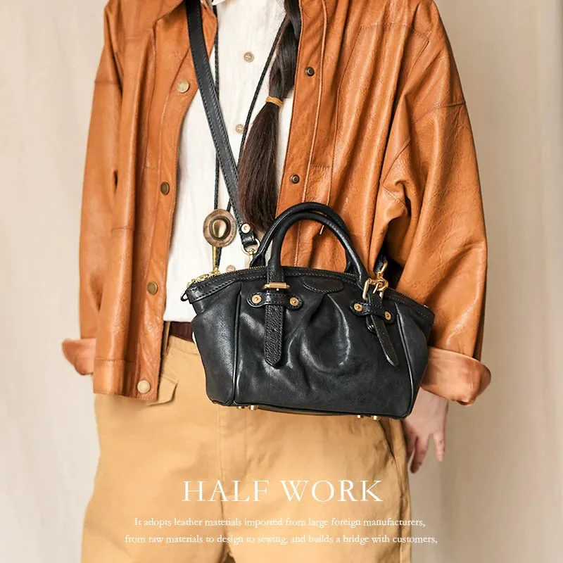 Leather Dumpling Handbag