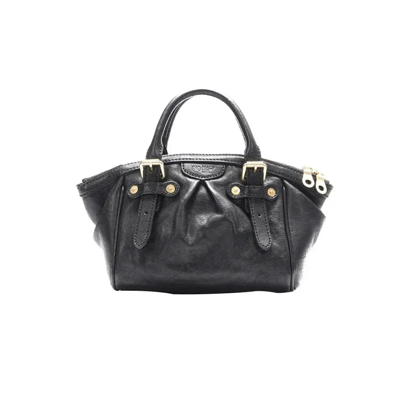 Leather Dumpling Handbag
