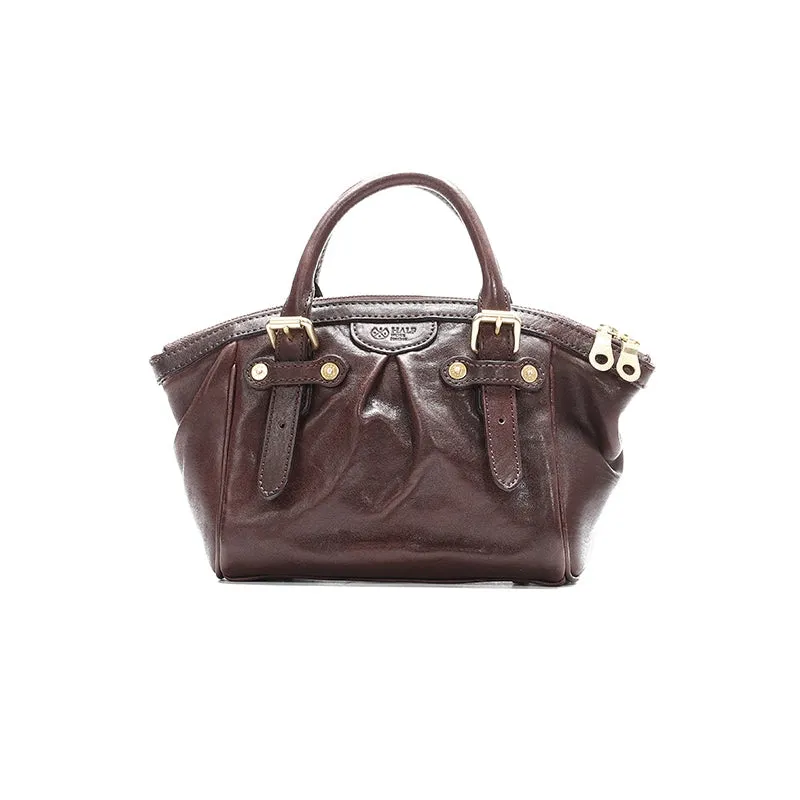 Leather Dumpling Handbag