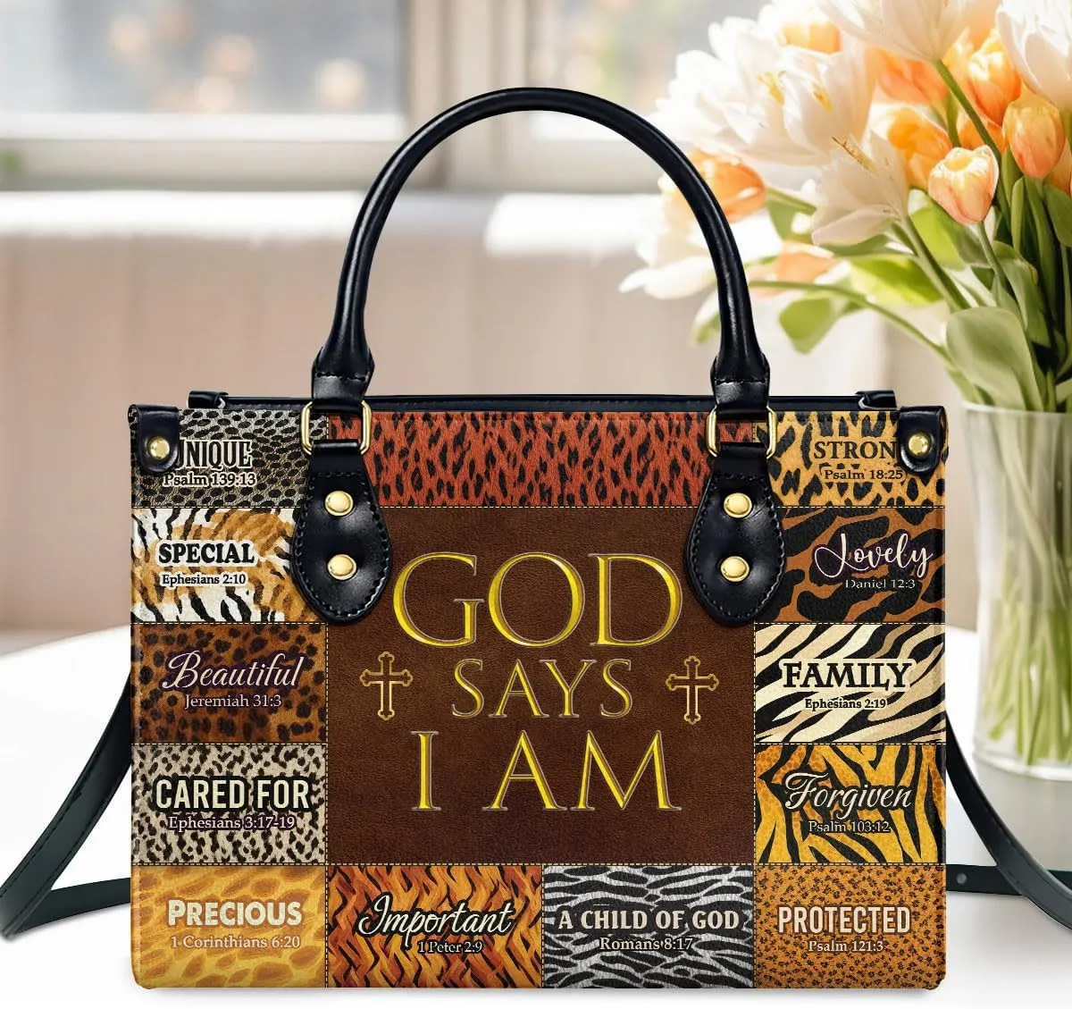 Leather Handbags - Bible Bags, Religious Bag - Christian Gifts
