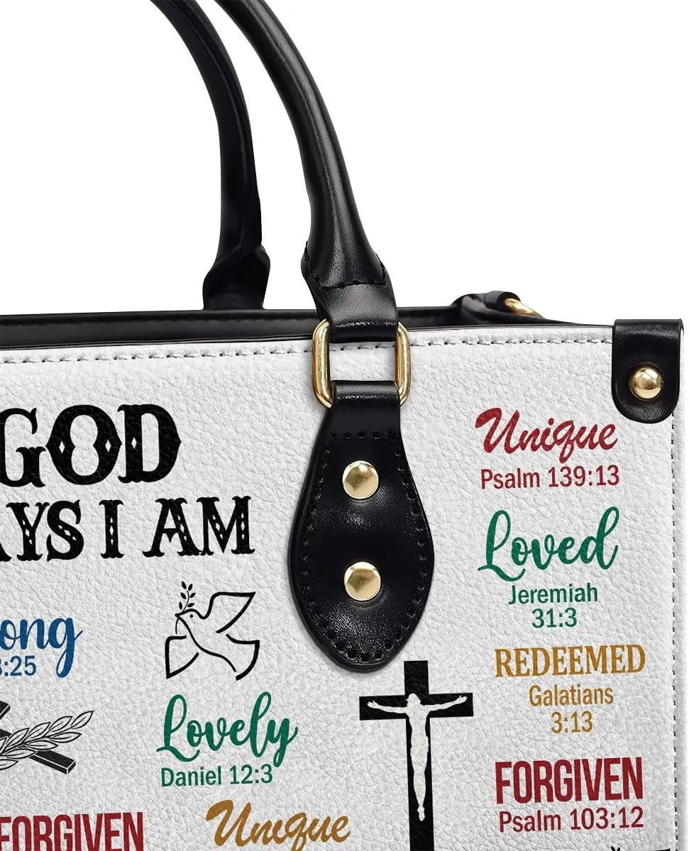 Leather Handbags For Women - Bible Bags, Religious Bag - Christian Gifts For Women - Mothers Day Gifts