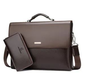 Leather Laptop Satchel
