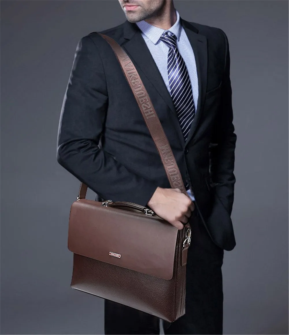 Leather Laptop Satchel