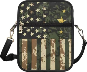 Leather Messenger Bag Womens Sling Bag Crossbody Shoulder Bags Ladies Fashion Zipper Pockets Travel Bag for Gifts