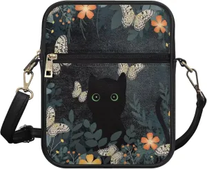 Leather Messenger Bag Womens Sling Bag Crossbody Shoulder Bags Ladies Fashion Zipper Pockets Travel Bag for Gifts