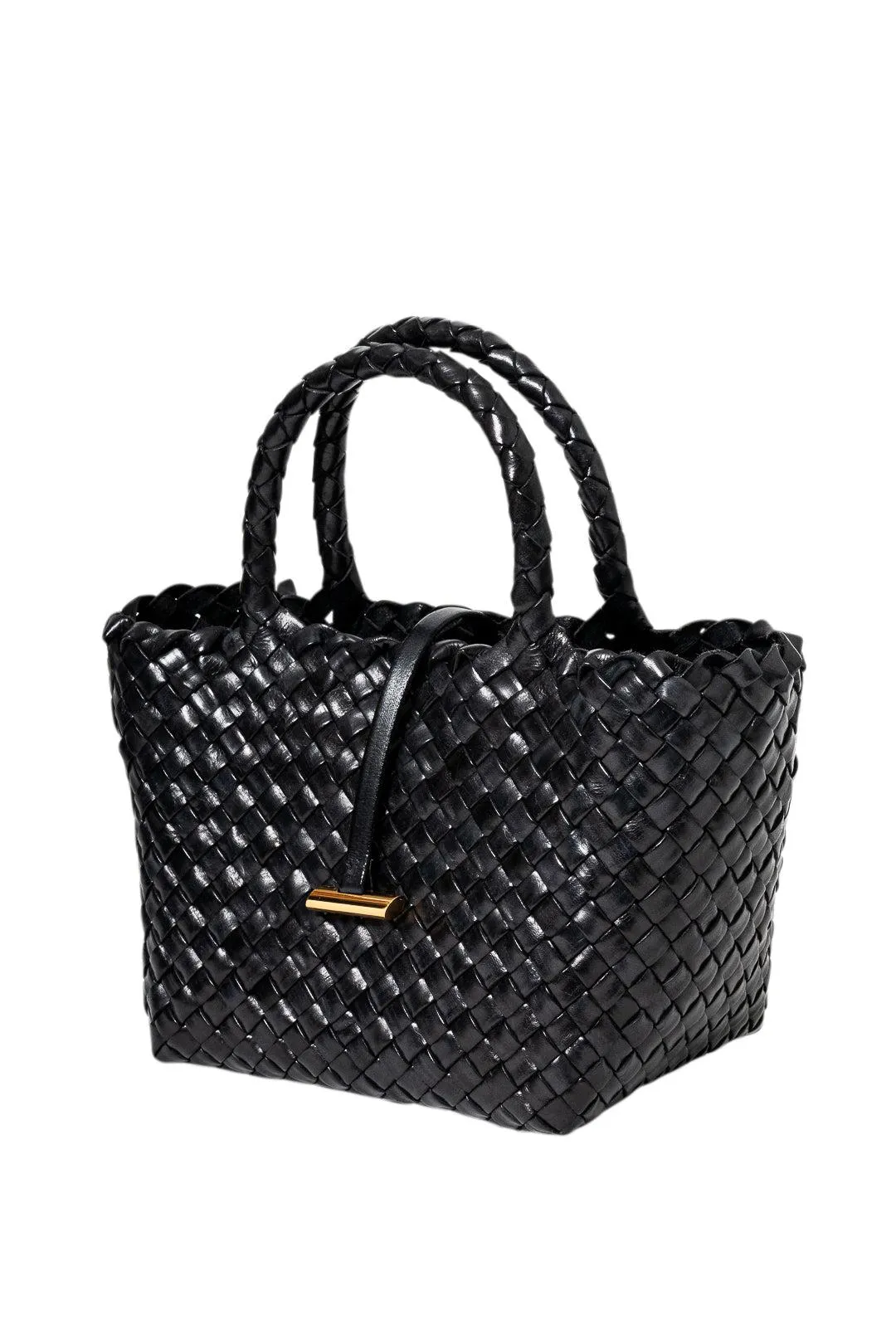 Leather Mini Basket Bag