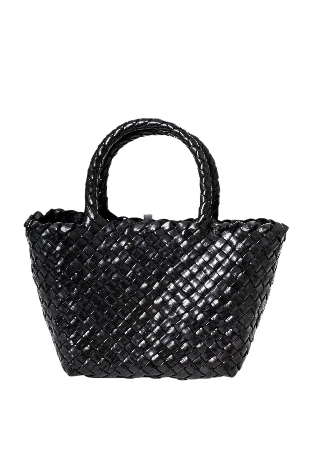 Leather Mini Basket Bag