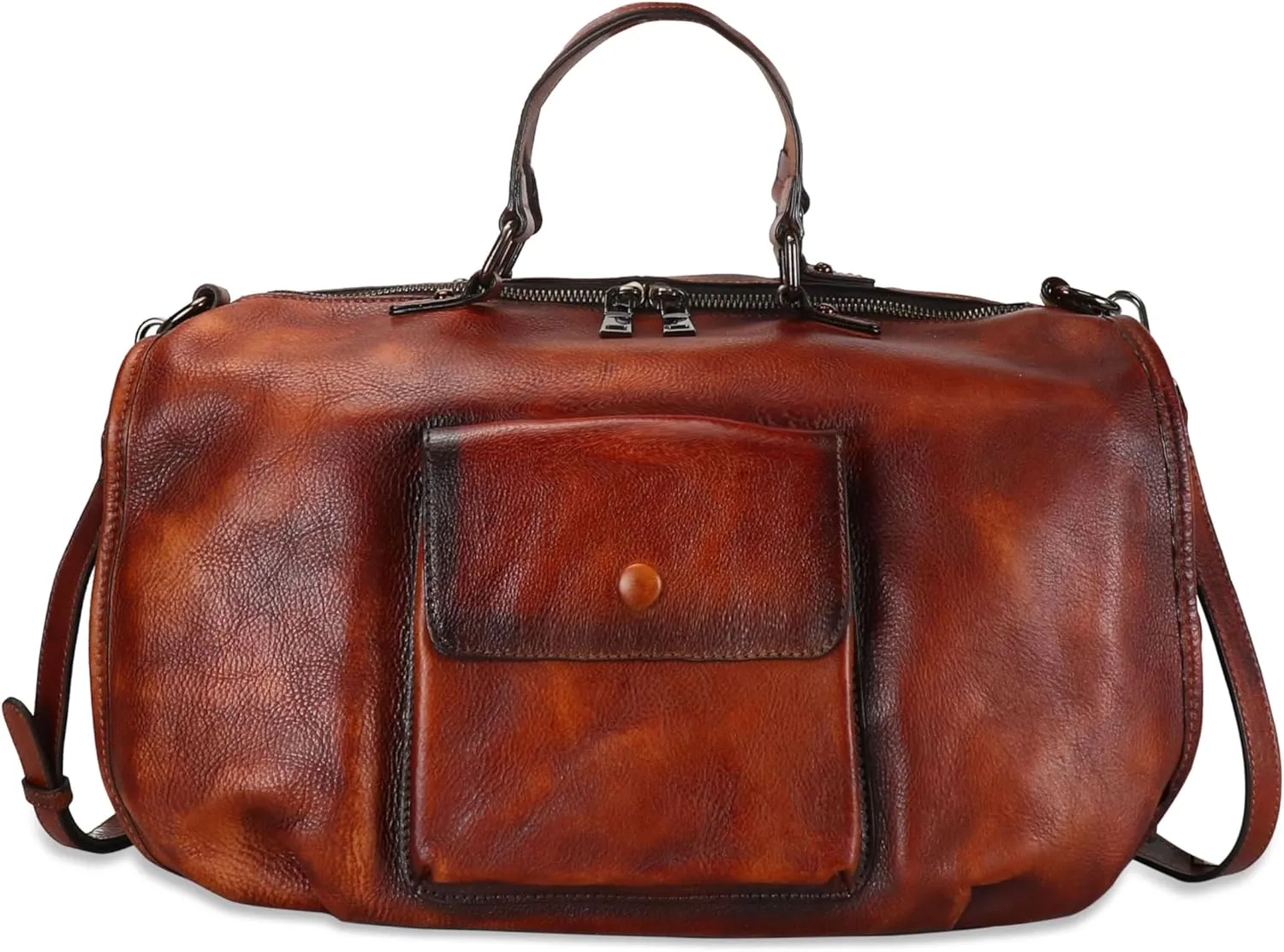 LETEULO Handbag for Women Leather Top Handle Tote Bag Purses Vintage Satchels Crossbody Bag