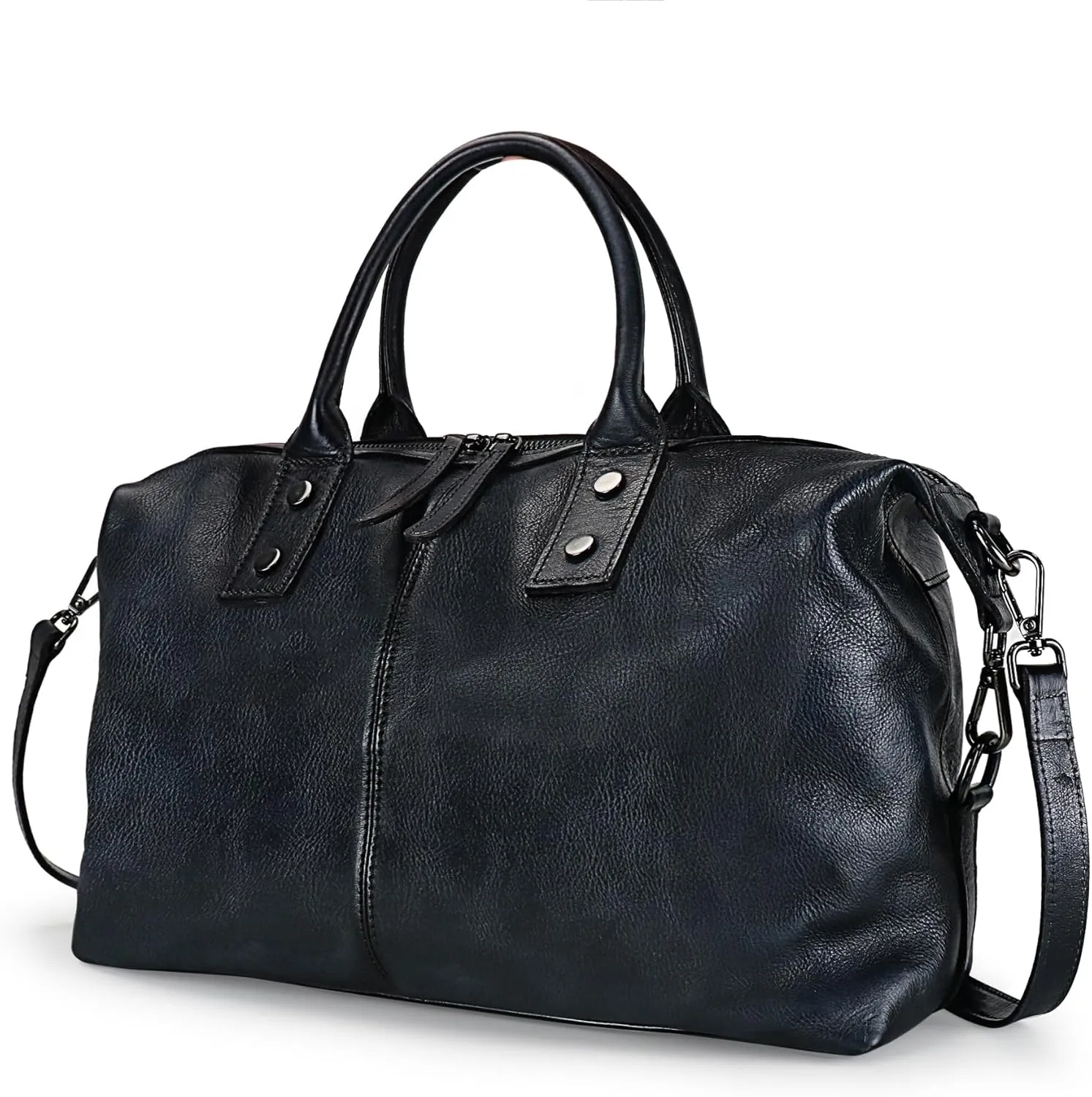 LETEULO Handbag for Women Leather Top Handle Tote Purses Vintage Satchels Handbag