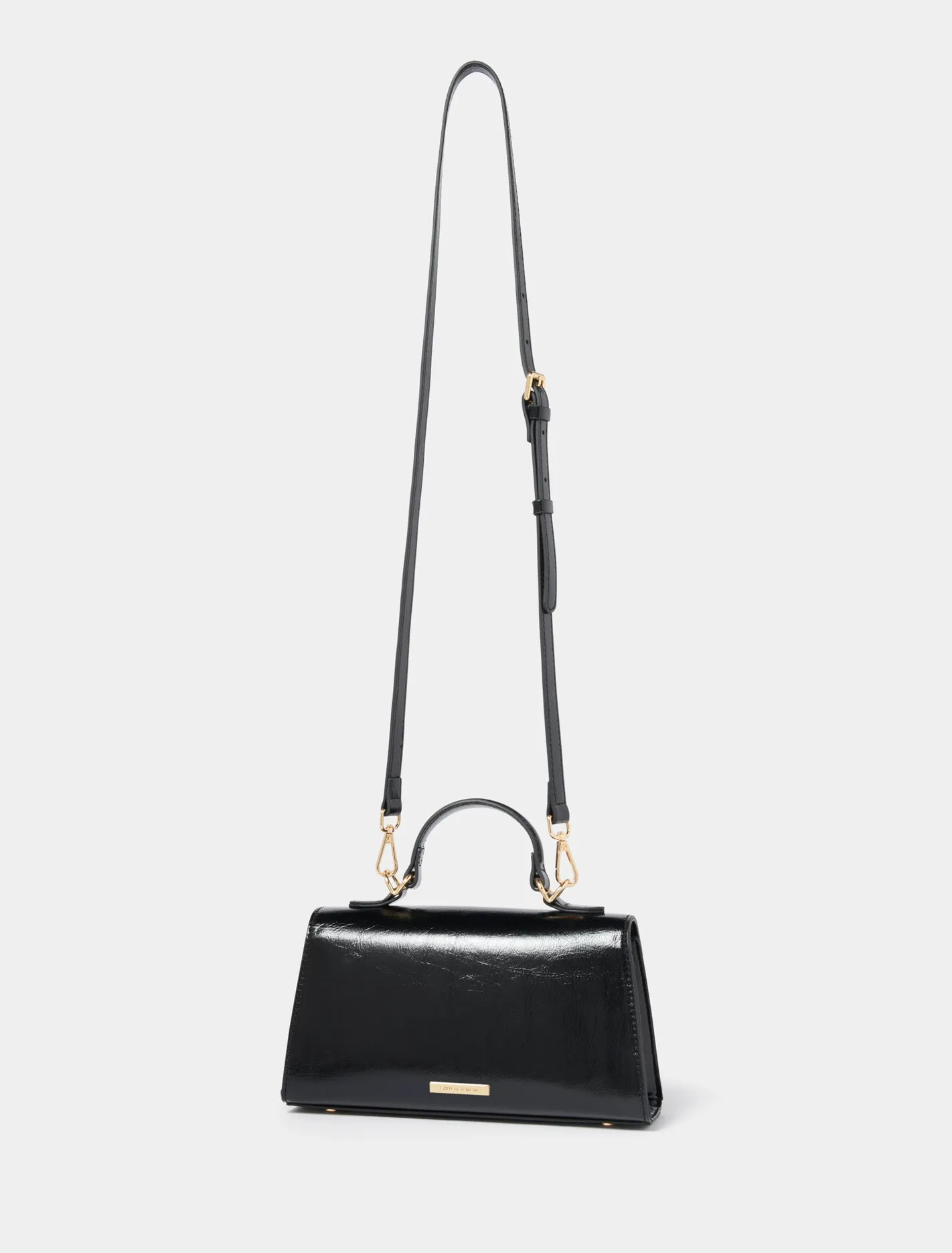 Liana Lock Detail Top Handle Bag