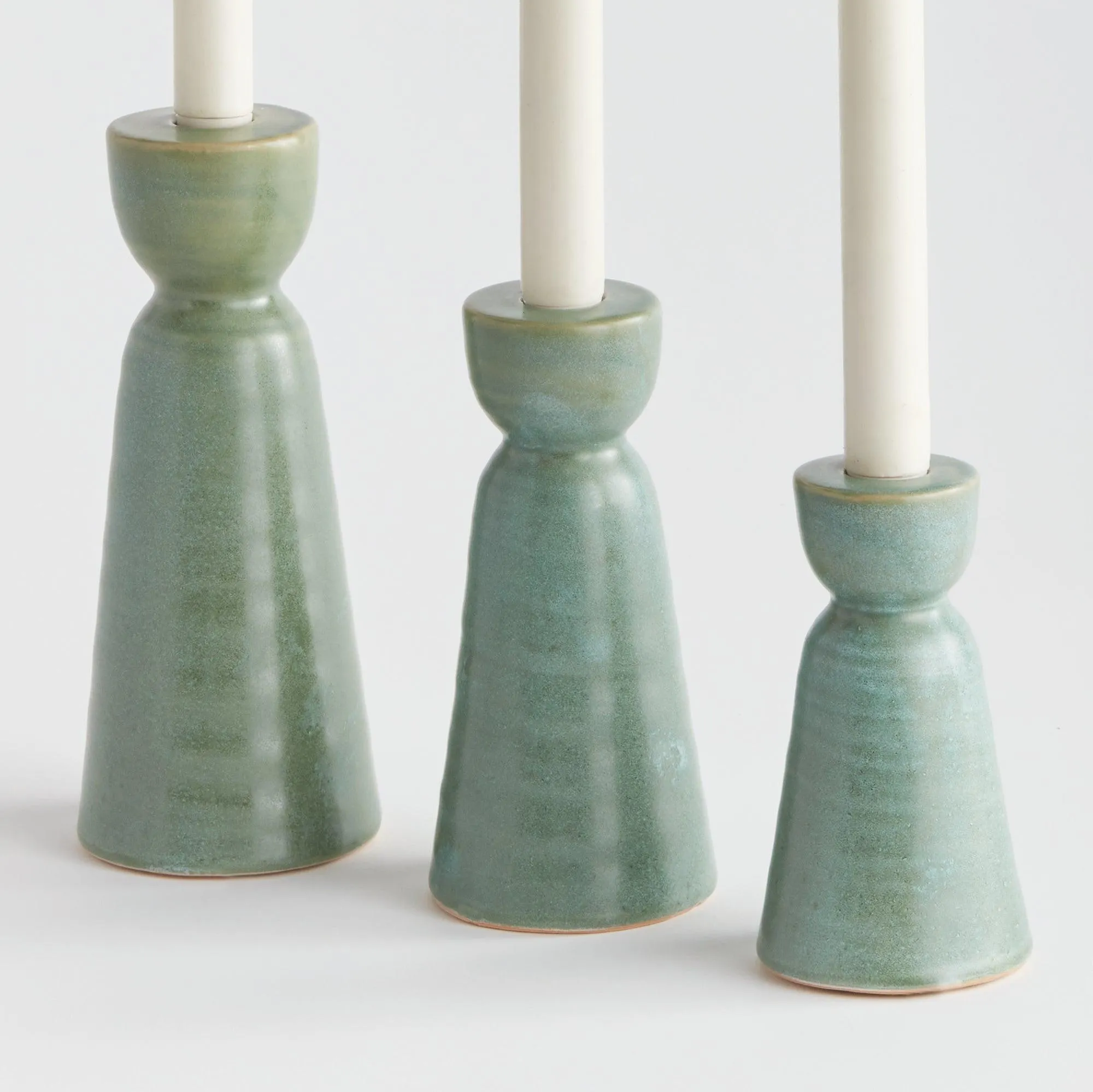 Libbey Taper Holders, Set Of 3