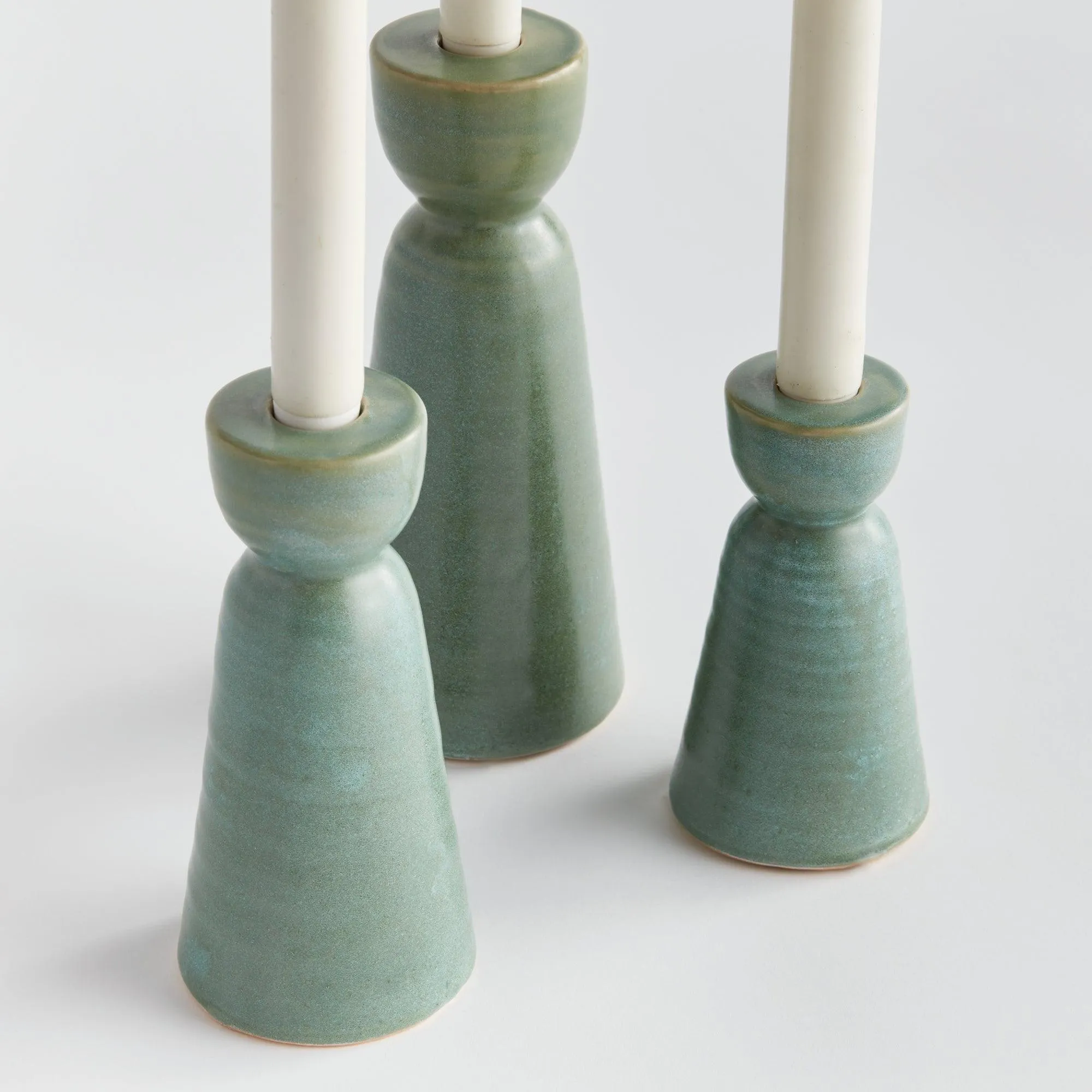 Libbey Taper Holders, Set Of 3