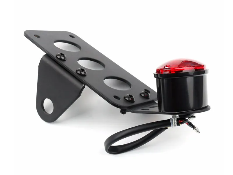 License Plate Bracket & Tail Light Fits Harley Bobber Chopper Sportster
