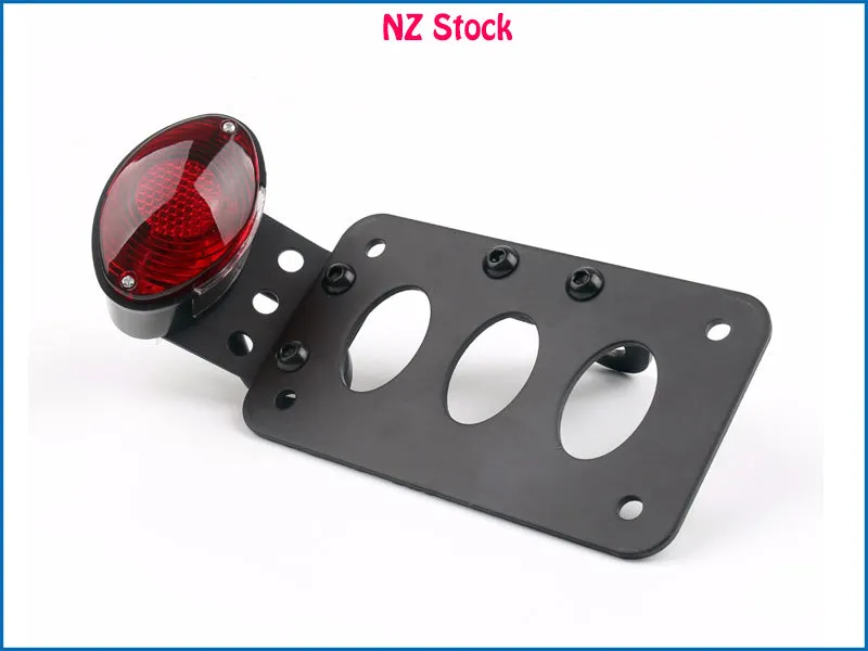 License Plate Bracket & Tail Light Fits Harley Bobber Chopper Sportster