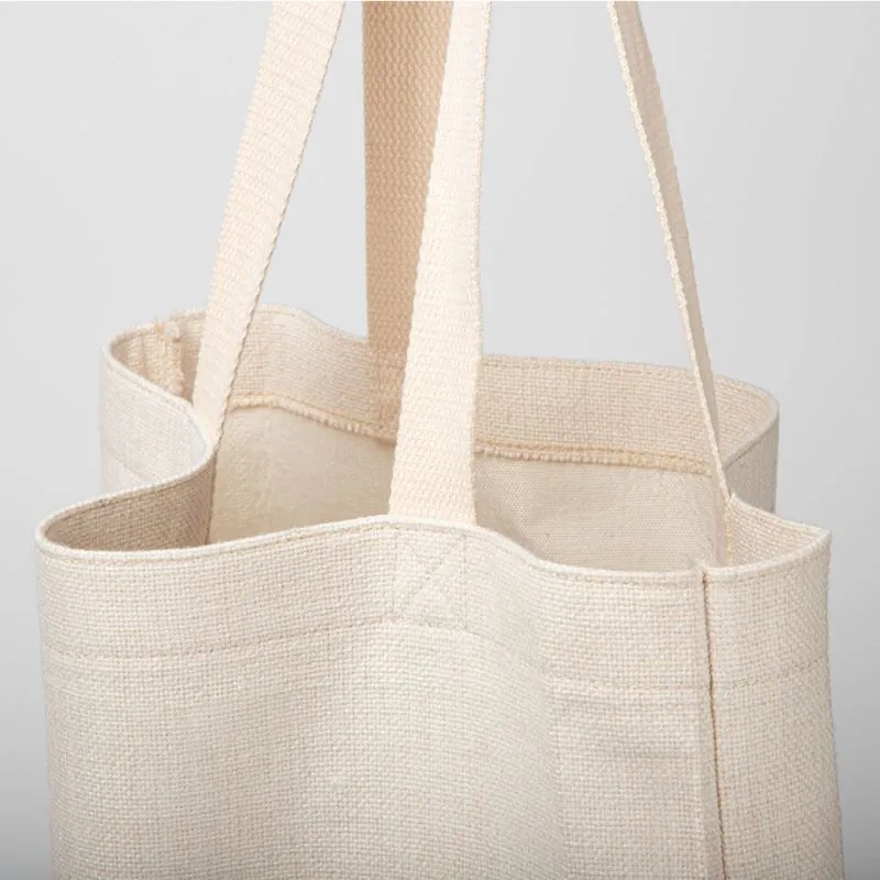 Linen tote bag - 39 x 36 cm