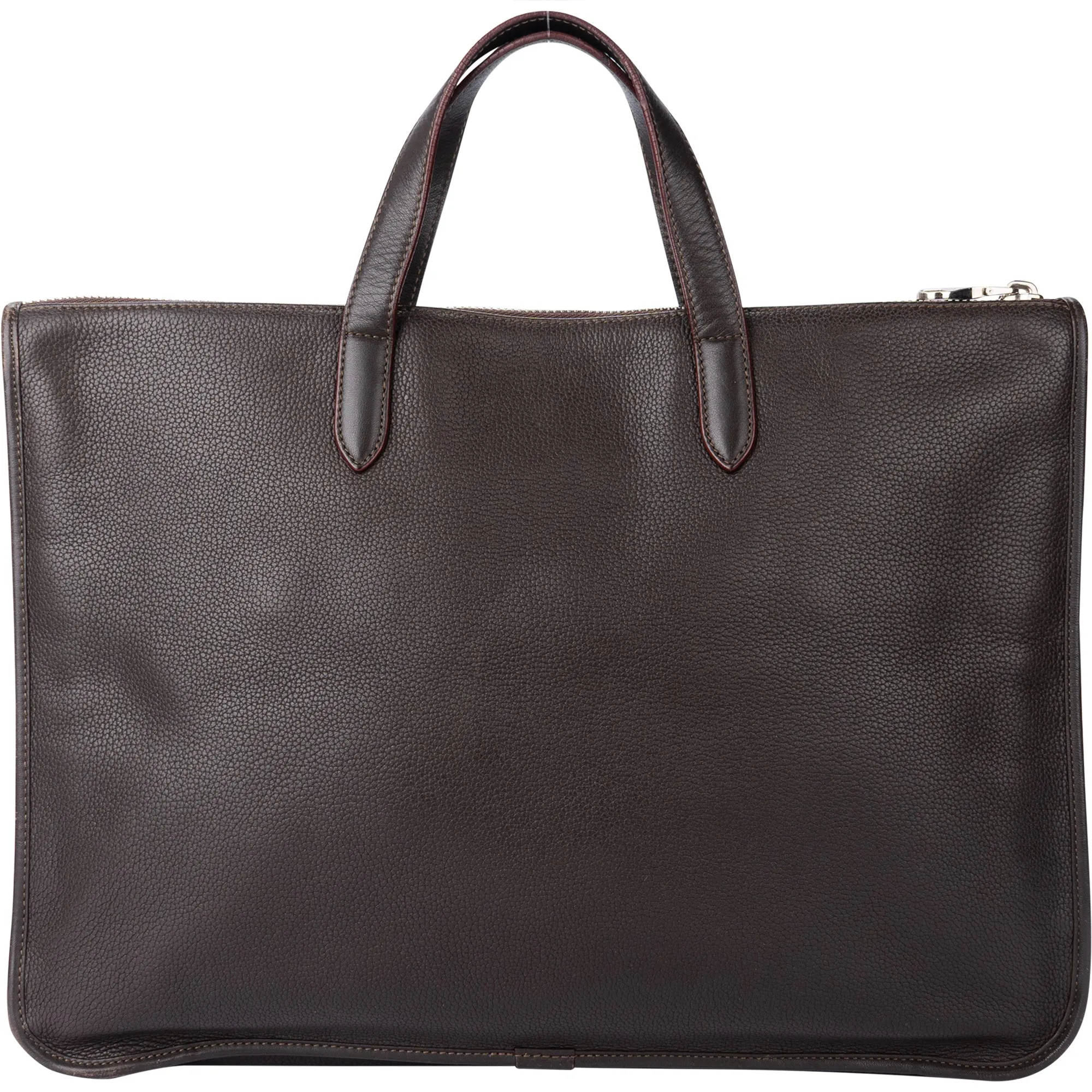 Loewe Brown Leather Business Bag