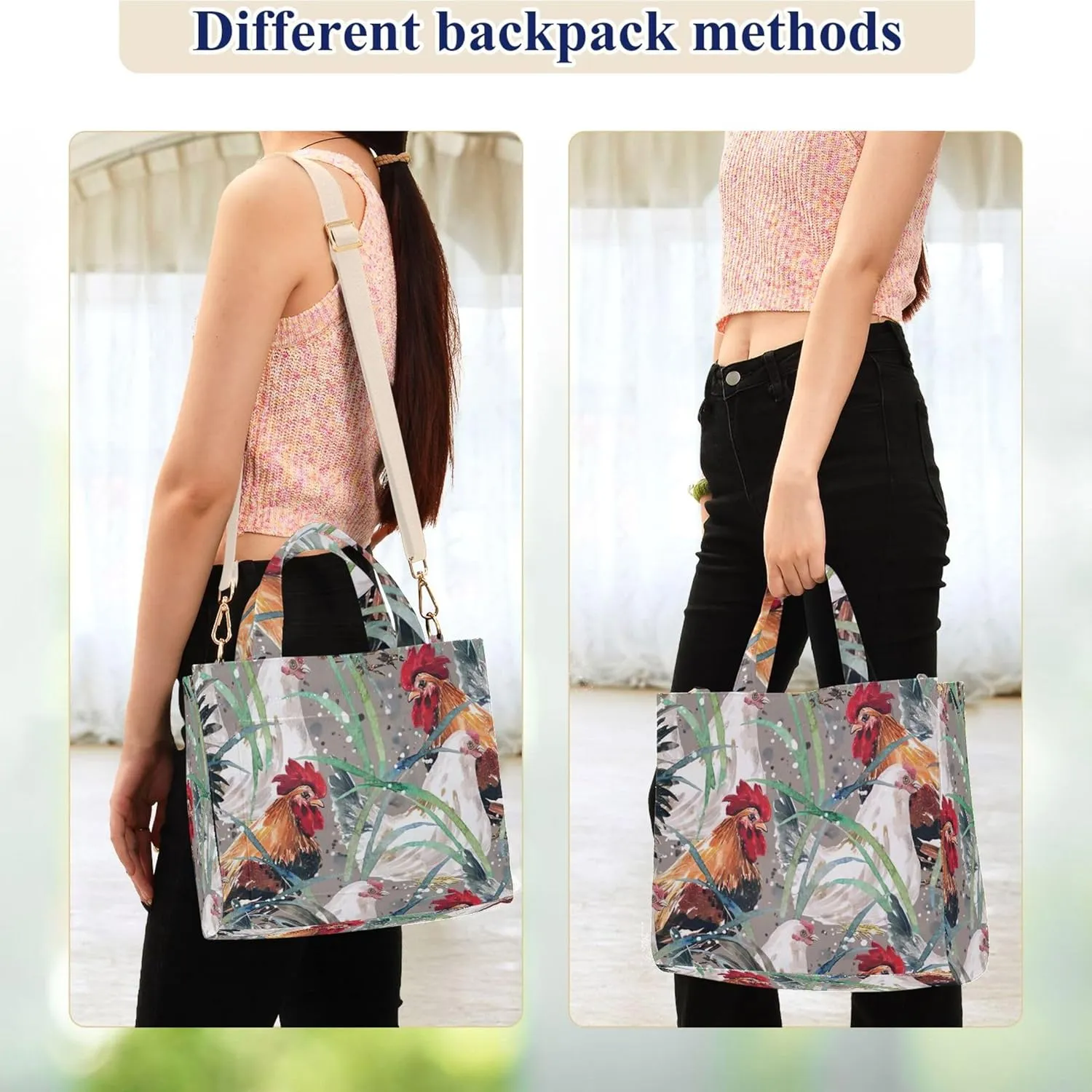 Love Hearts Red Black Shoulder Womens Totes Crossbody Purse Aesthetic Tote Bags Work Purses Satchels