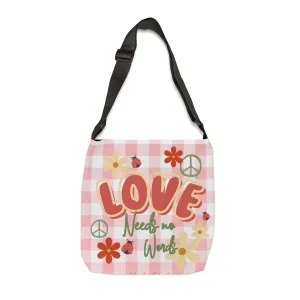 Love Needs No Words Picnic Tote