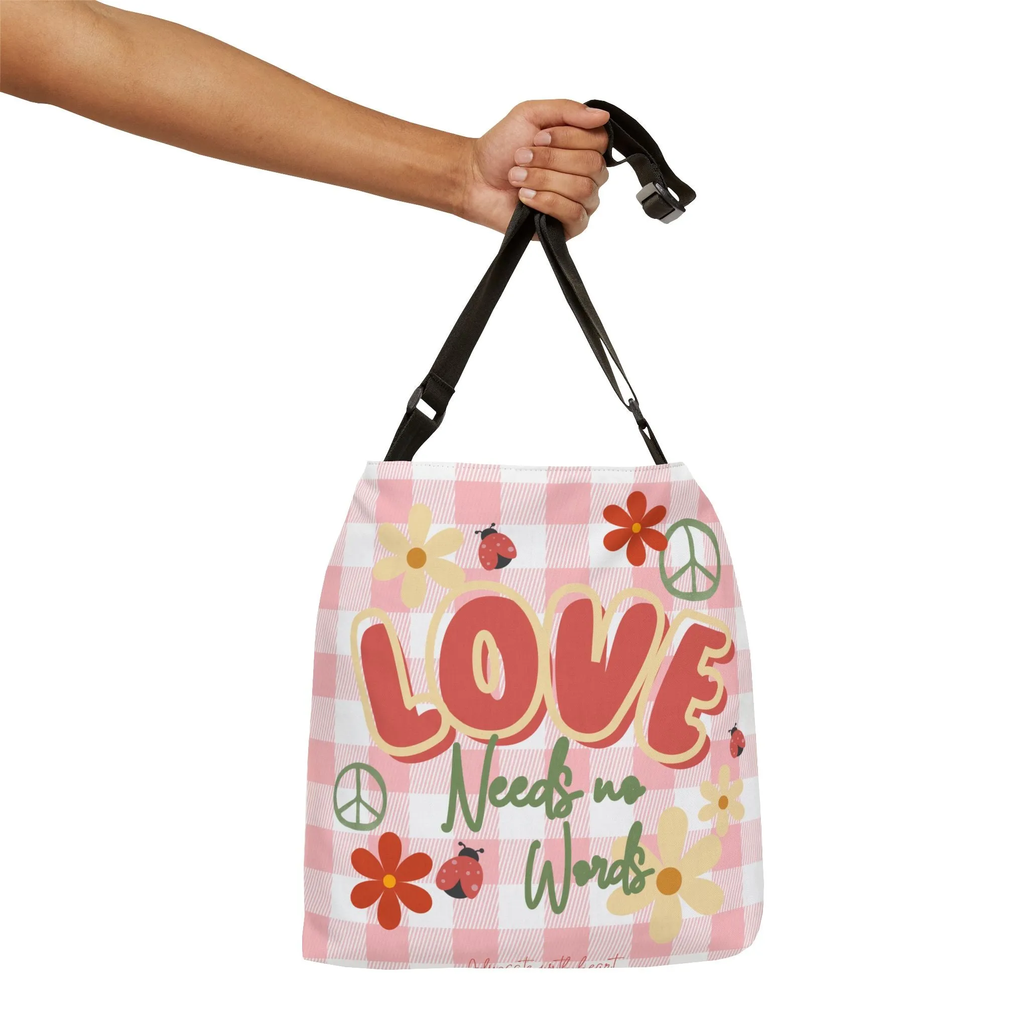 Love Needs No Words Picnic Tote