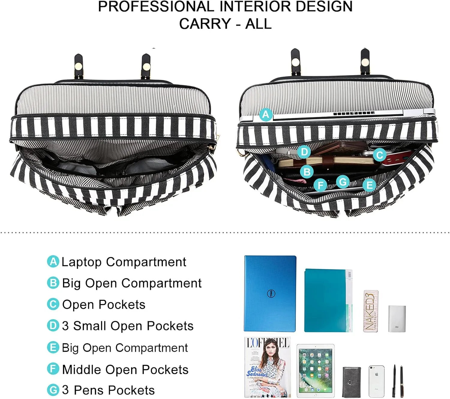LOVEVOOK Laptop Bag for Women Large Computer Bags Cute Messenger Bag Briefcase Business Work Bags Purse, 15.6inch, Black Pro