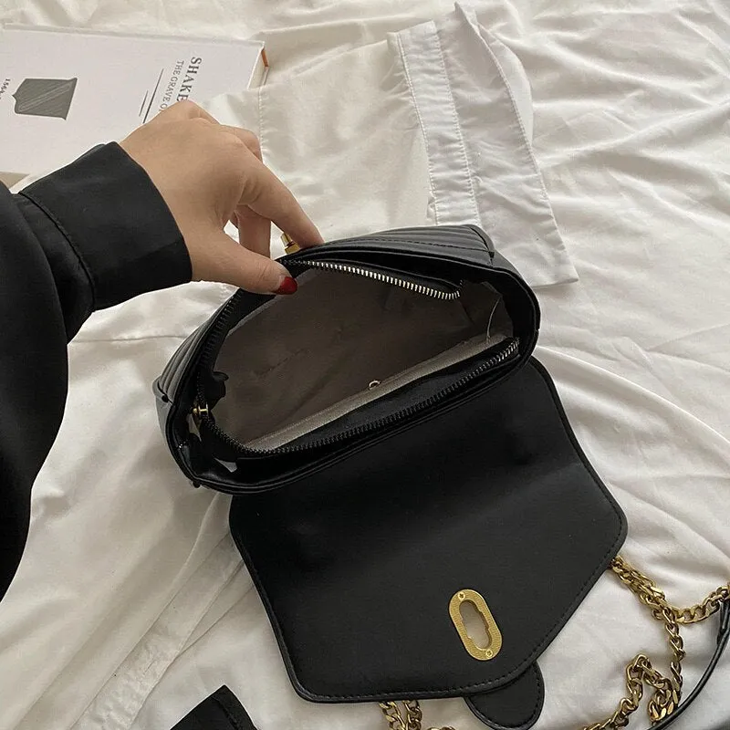 Luxury Band Design Handbag and Purse Shoulder Crossbody Bag Women 2022 New Satchels Totes Fashion Messenger Bag High Quality