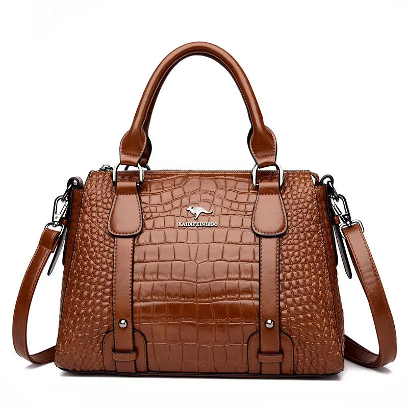 Luxury Designer Handbag Brand High Quality Soft Leather Shoulder Crossbody Bag for Women Bag Large Capacity Leisure Handbag 2023
