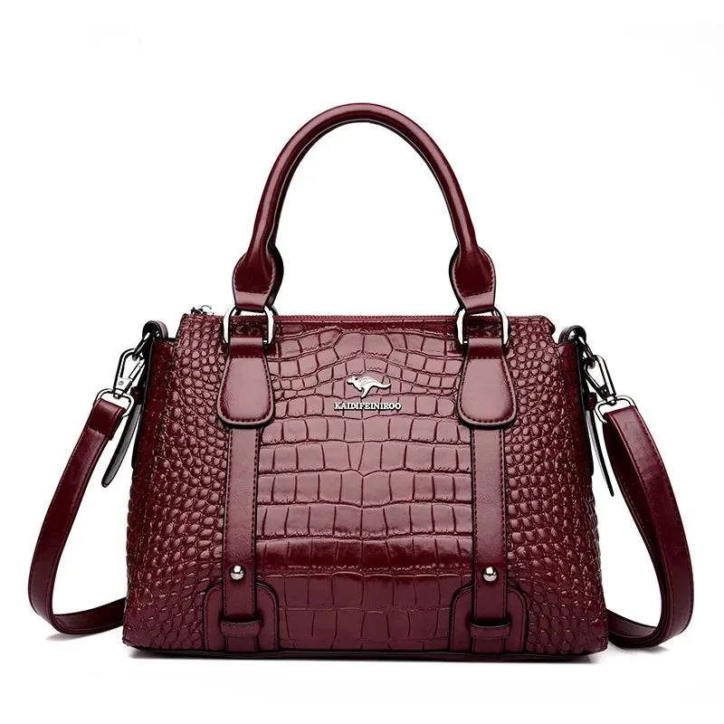 Luxury Designer Handbag Brand High Quality Soft Leather Shoulder Crossbody Bag for Women Bag Large Capacity Leisure Handbag 2023