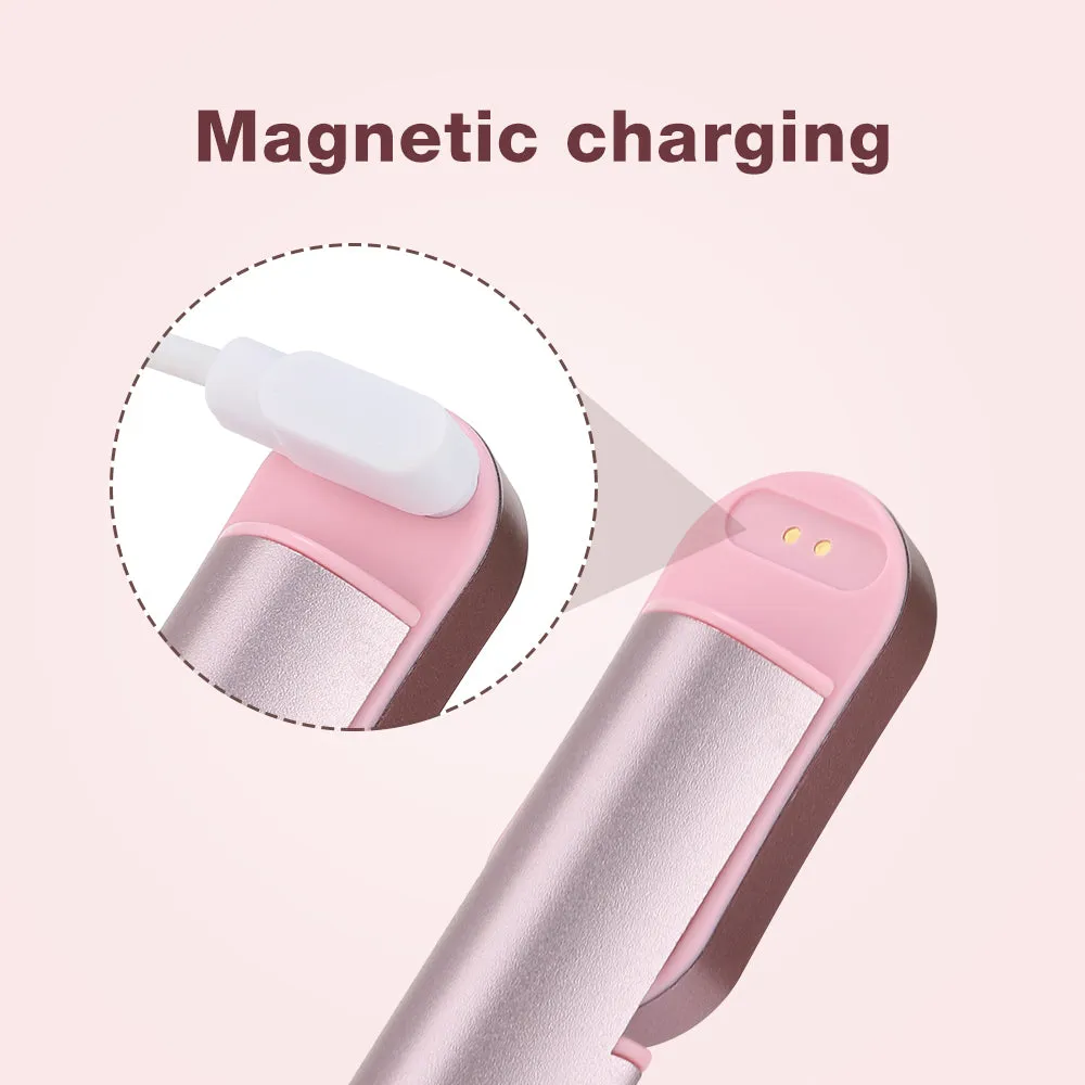 Luxury Eye Massager Device with Vibration & Heating, Rotatable Beauty Wand for Dark Circles and Eye Bags Removal, Eye Lifting & Skin Care Tool, Promotes Cell Rejuvenation, Firms and Lifts Eye Area, Compact and Portable