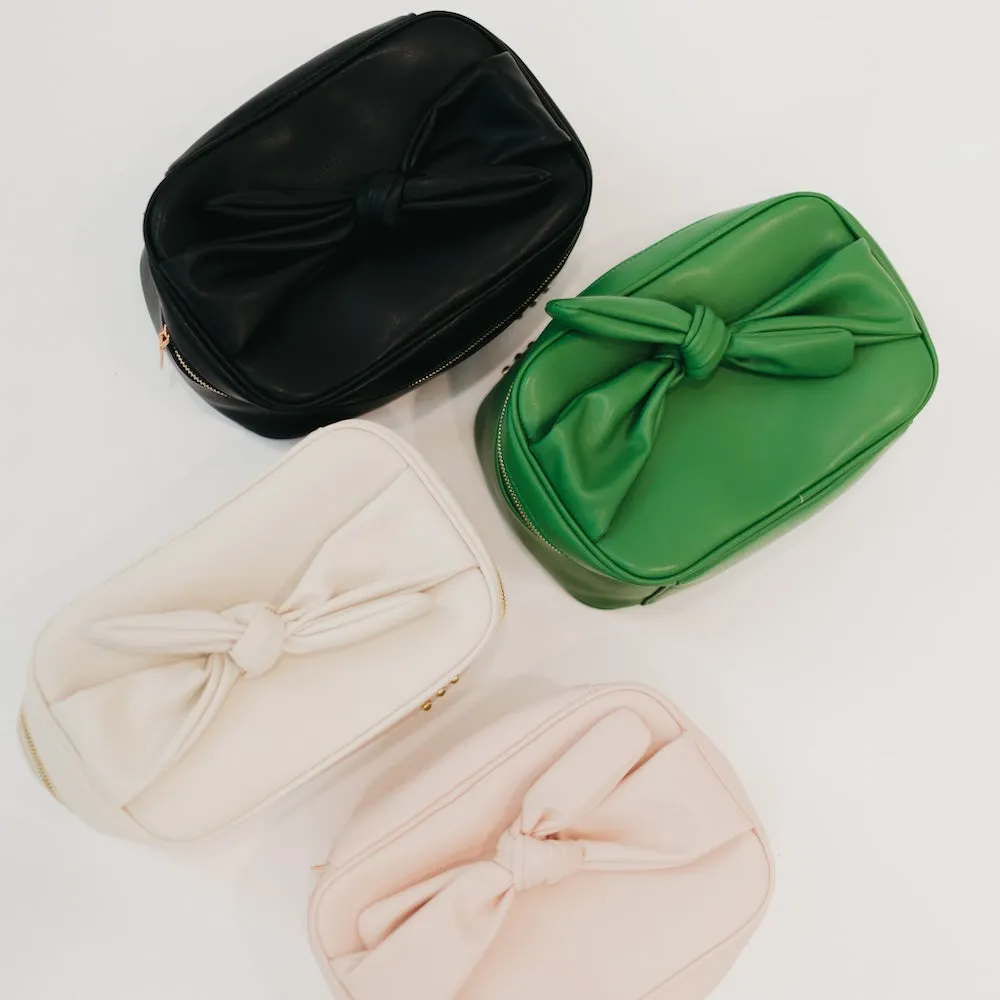 Madelyn Bow Makeup Bag **PINK FRIDAY PREORDER